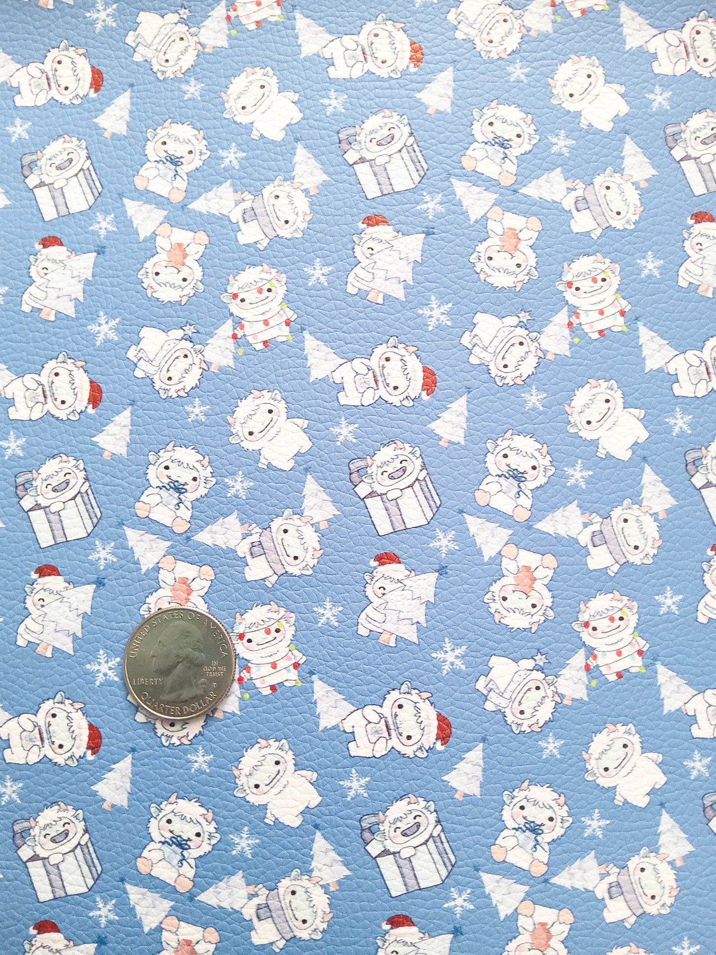 Yeti 9x12 faux leather sheet