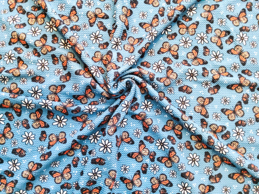 Monarch Butterfly Bullet Fabric Strip