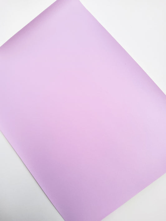 Light Lavender Smooth 9x12 faux leather sheet