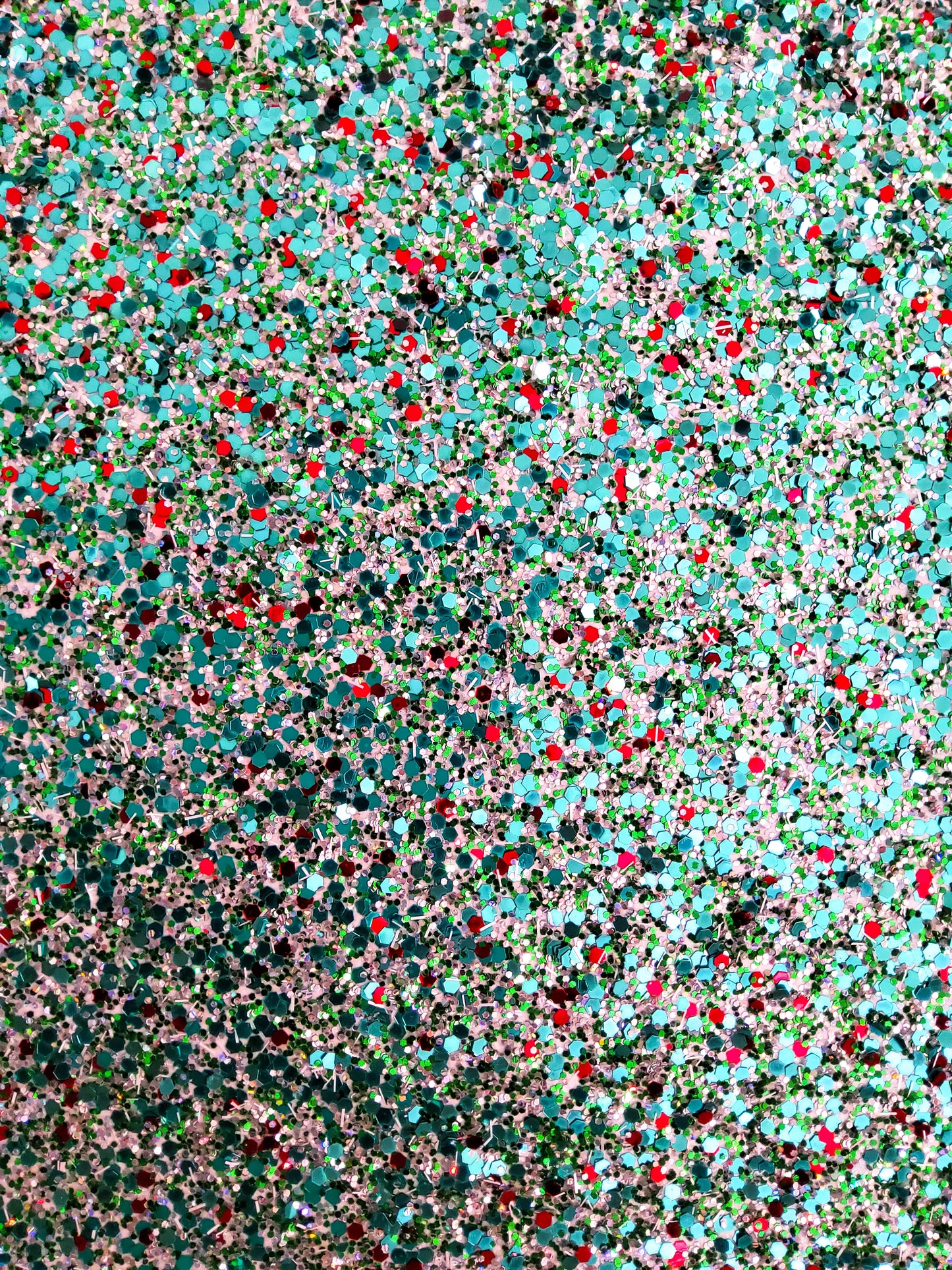 Green Christmas Glitter 9x12 faux leather sheet
