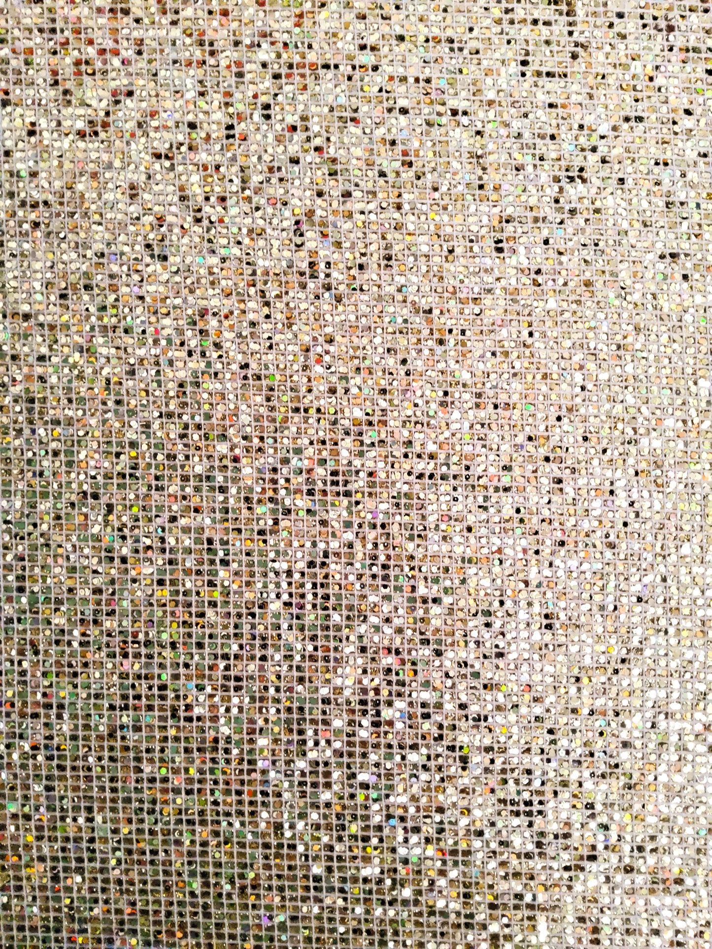 Square Gold Glitter 9x12 faux leather sheet