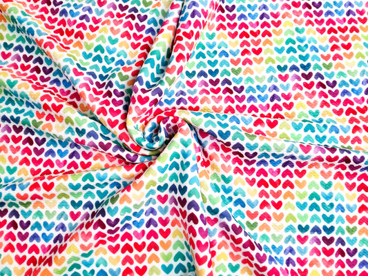 Hearts Bullet Fabric