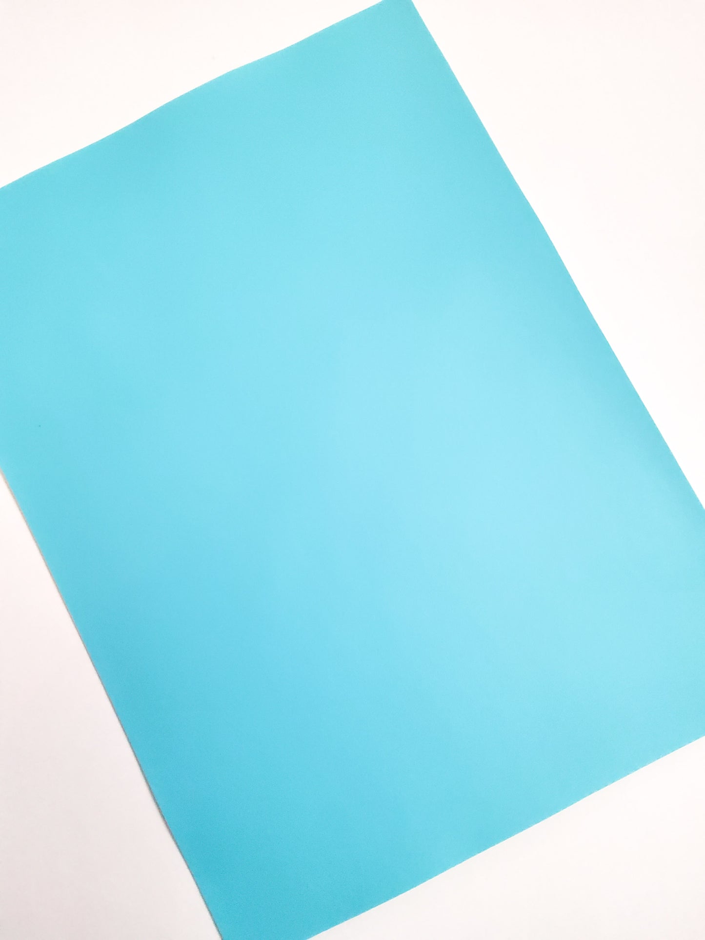 Aqua Smooth 9x12 faux leather sheet