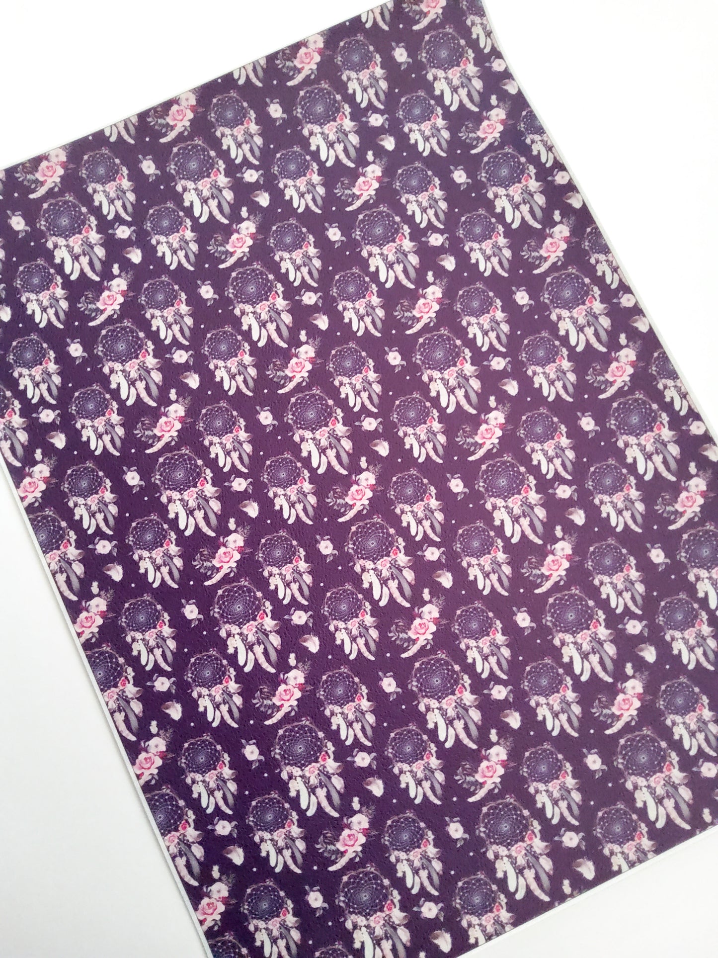 Dark Dreamcatcher 9x12 faux leather sheet