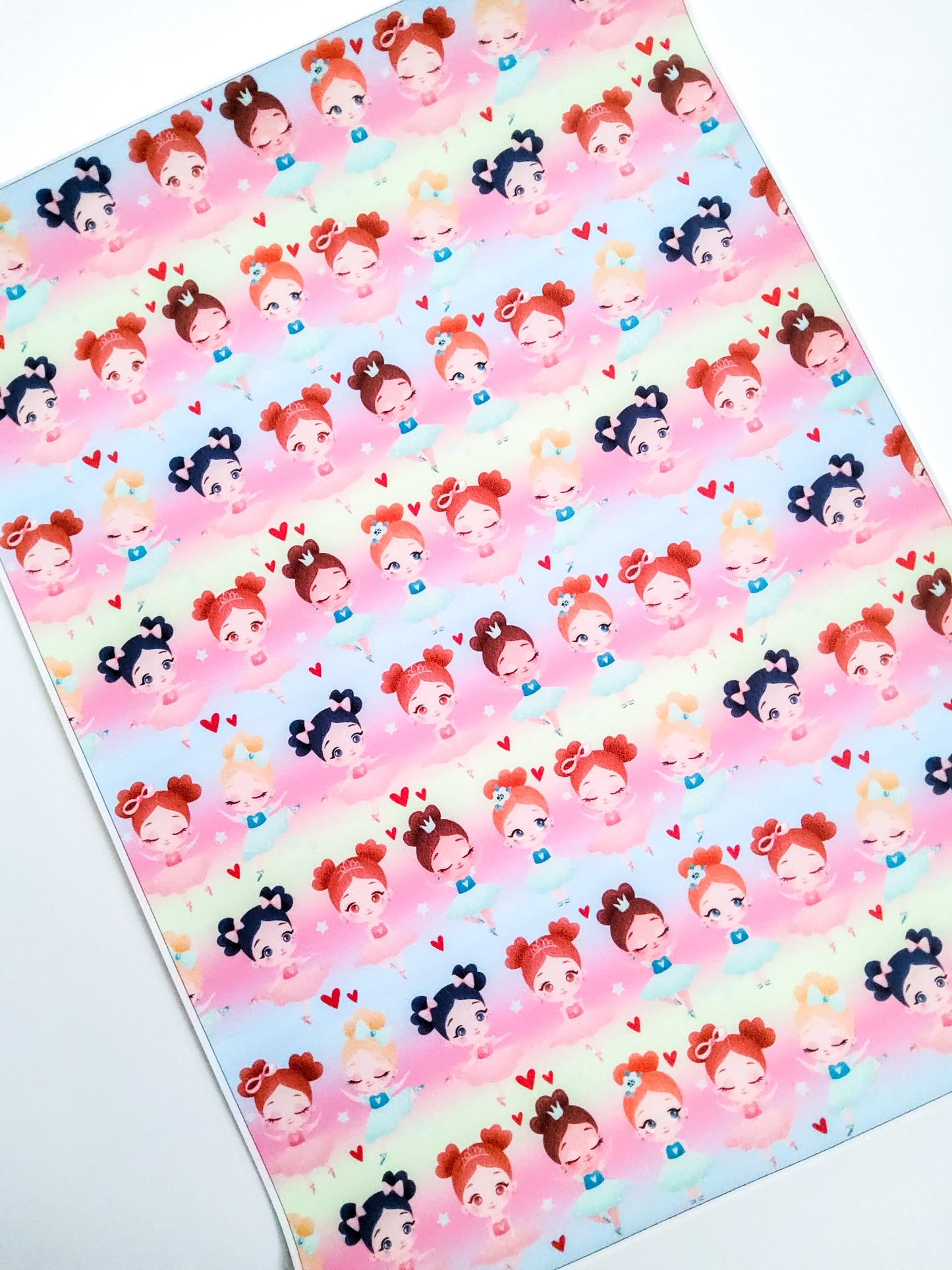 Ballet 9x12 faux leather sheet