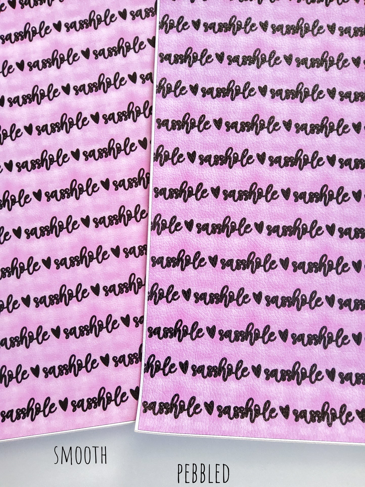 Sasshole 9x12 faux leather sheet