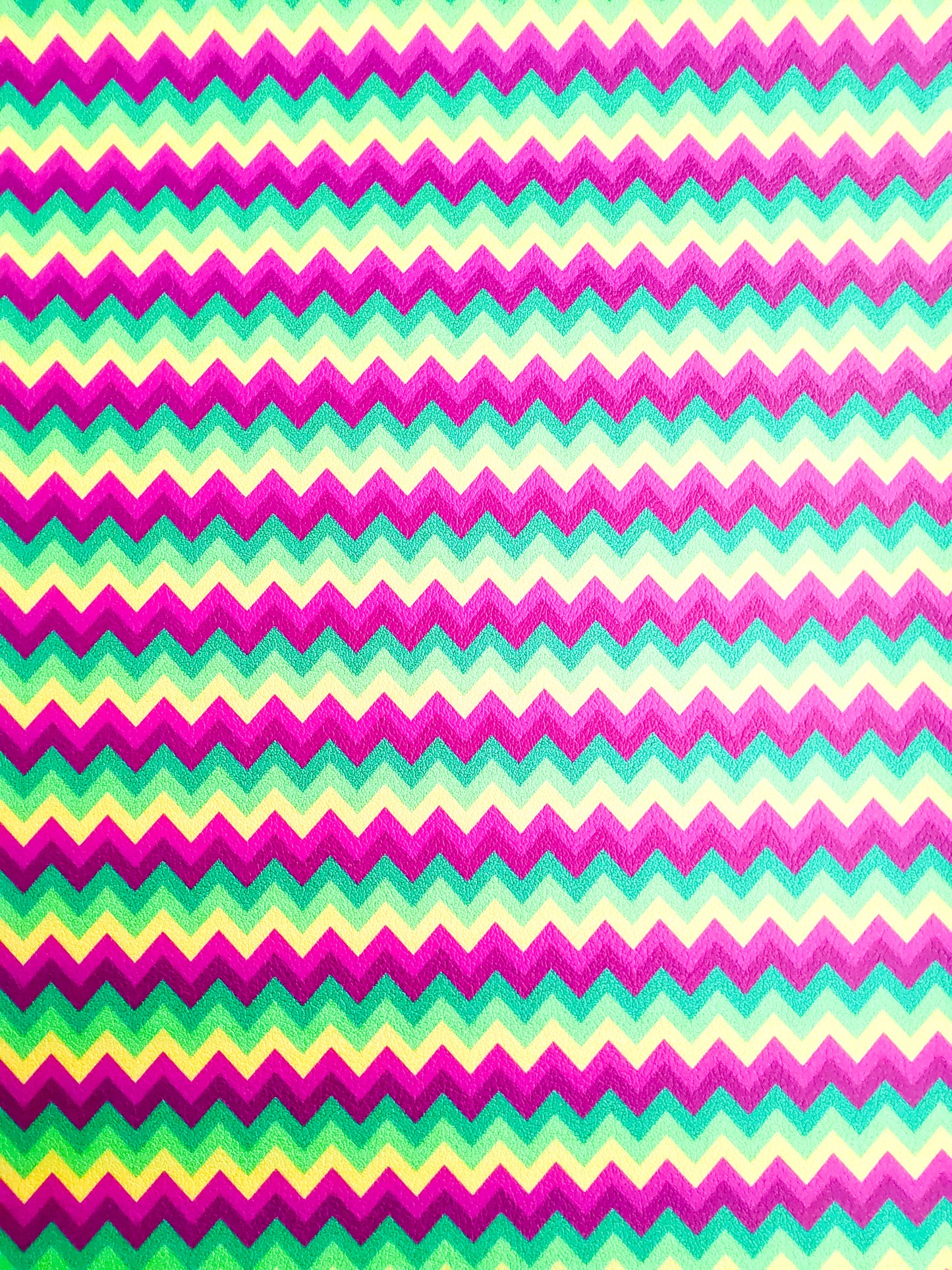 Mardi Gras Chevron 9x12 faux leather sheet