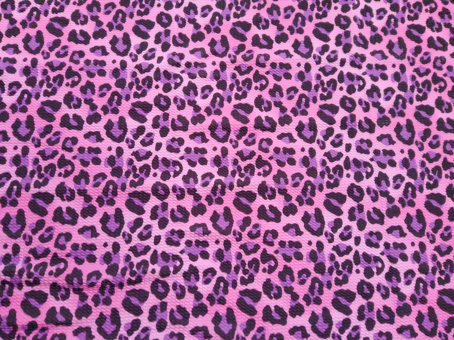 Purple Leopard Print Bullet Fabric Strip