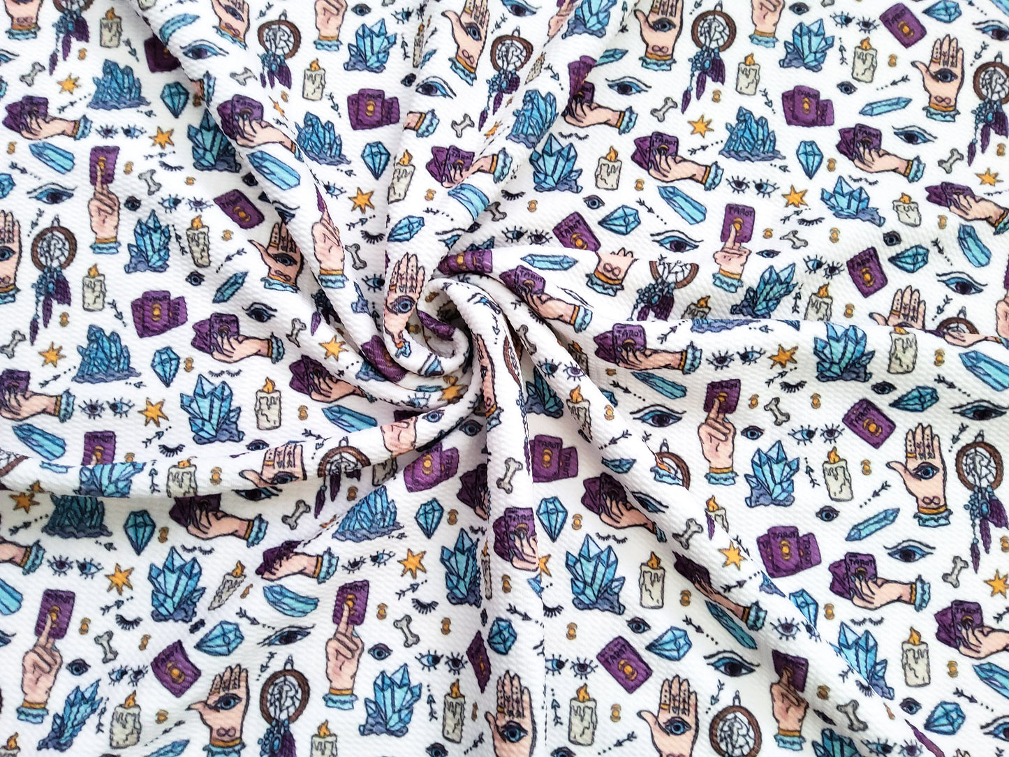 Witch Icons Bullet Fabric Strip
