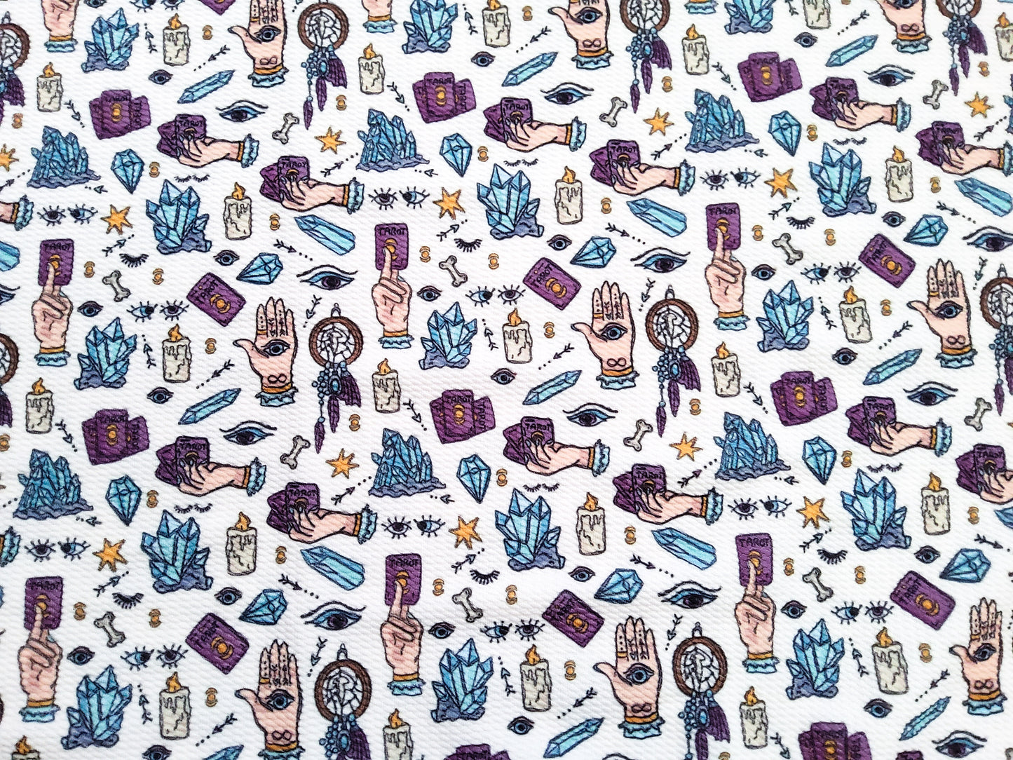 Witch Icons Bullet Fabric Strip
