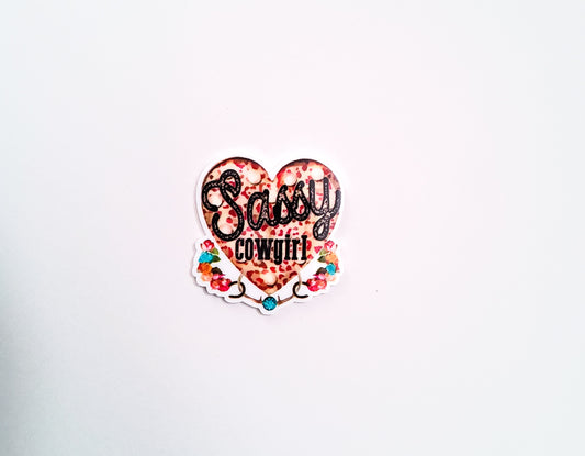 Sassy Cowgirl Resin