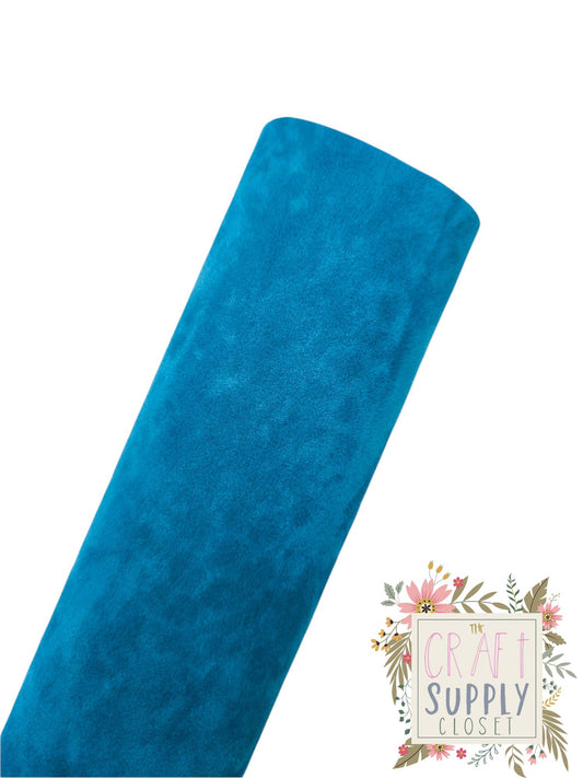 Turquoise Suede 9x12 sheet