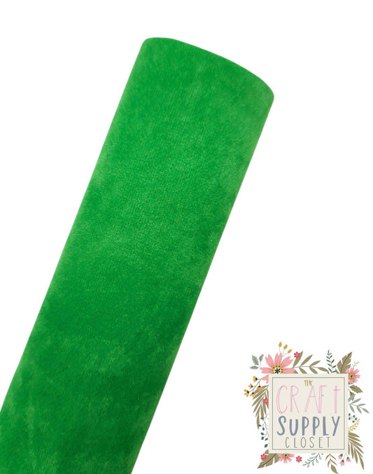 Apple Green Suede 9x12 sheet