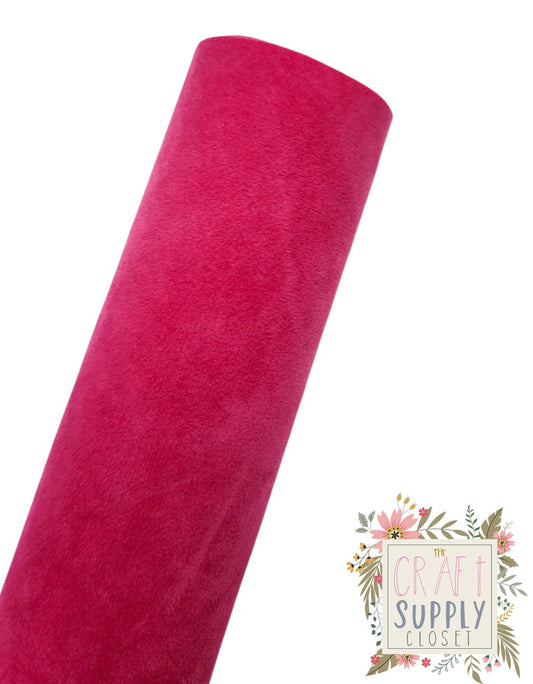 Dark Pink Suede 9x12 sheet