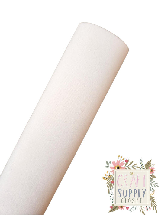 White Suede 9x12 sheet