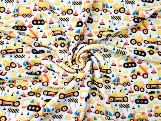 Construction Trucks Bullet Fabric Strip