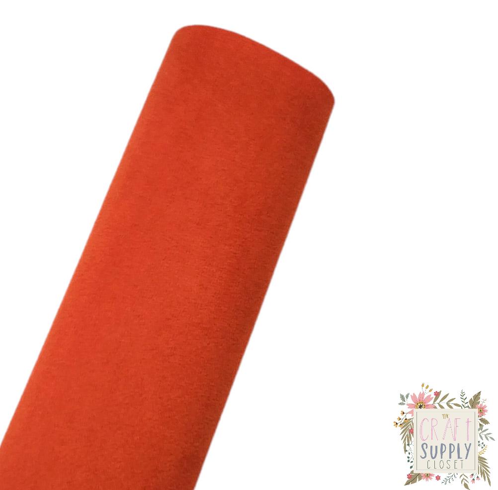 Orange Suede 9x12 sheet