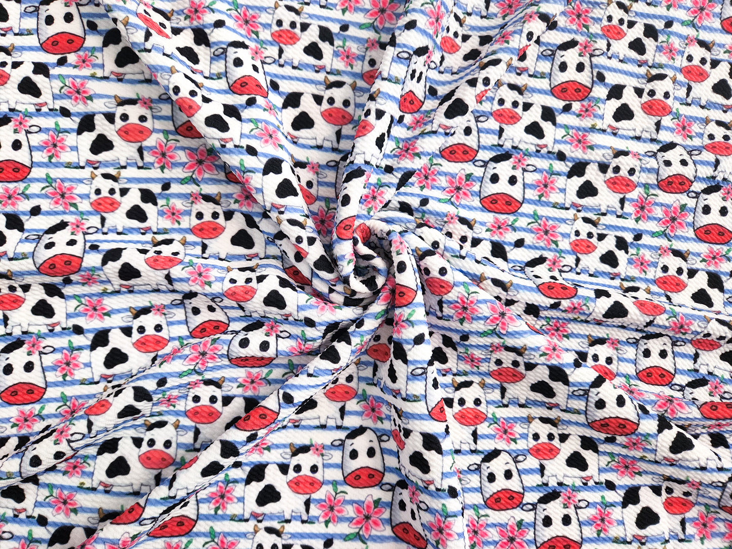 Cute Cows Bullet Fabric Strip