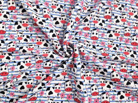 Cute Cows Bullet Fabric Strip