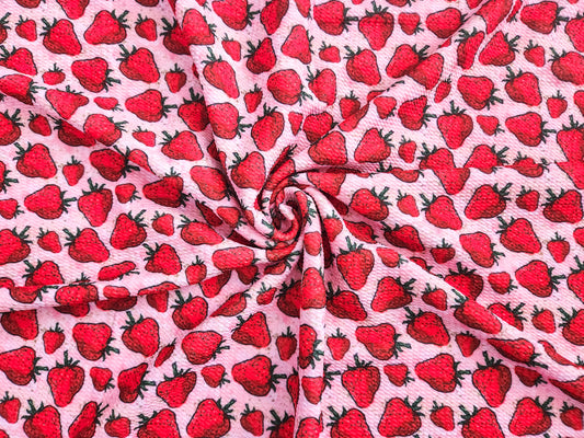 Strawberry Bullet Fabric Strip