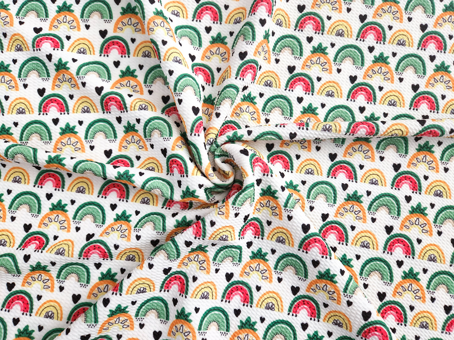 Fruit Rainbows Bullet Fabric Strip