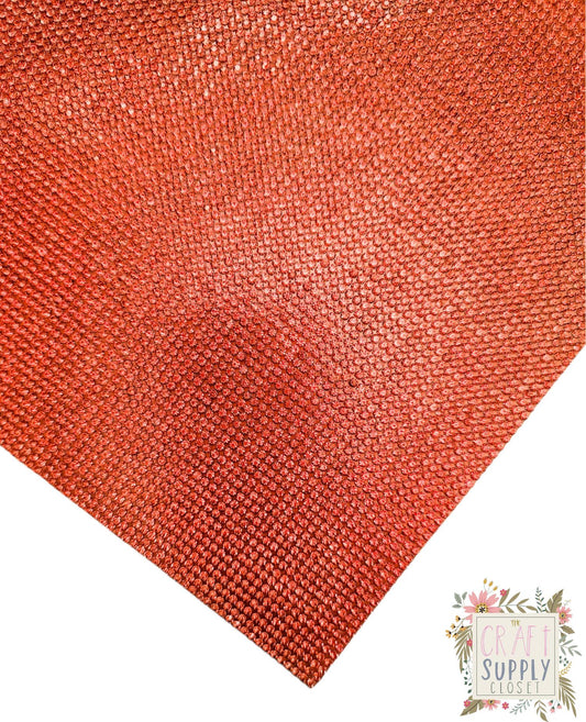 Dark Orange Sticky Back Rhinestones