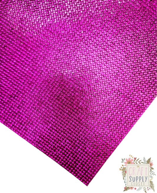 Dark Pink Sticky Back Rhinestones