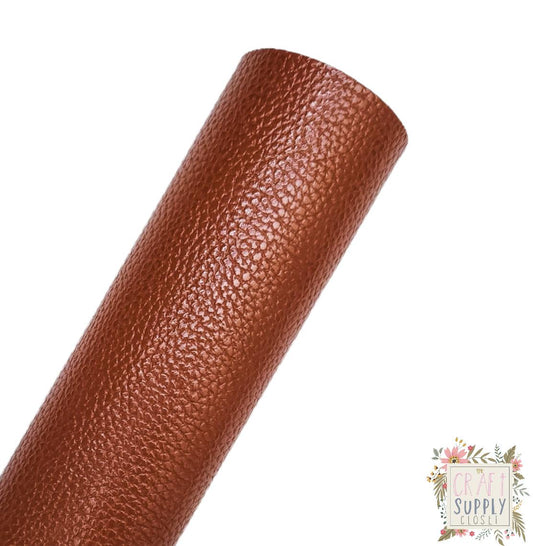 Light Brown Pebbled 9x12 faux leather sheet