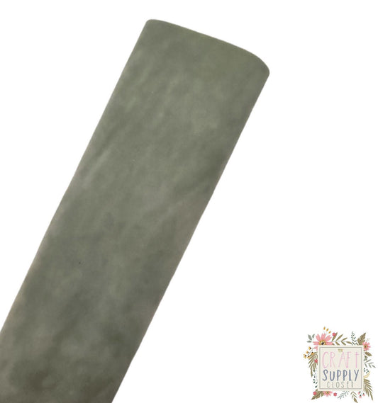 Sage Green Suede 9x12 sheet