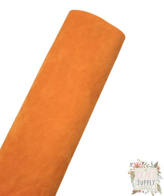 Yellow Orange Suede 9x12 sheet