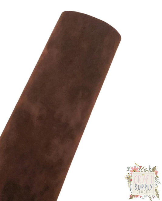 Dark Brown Suede 9x12 sheet