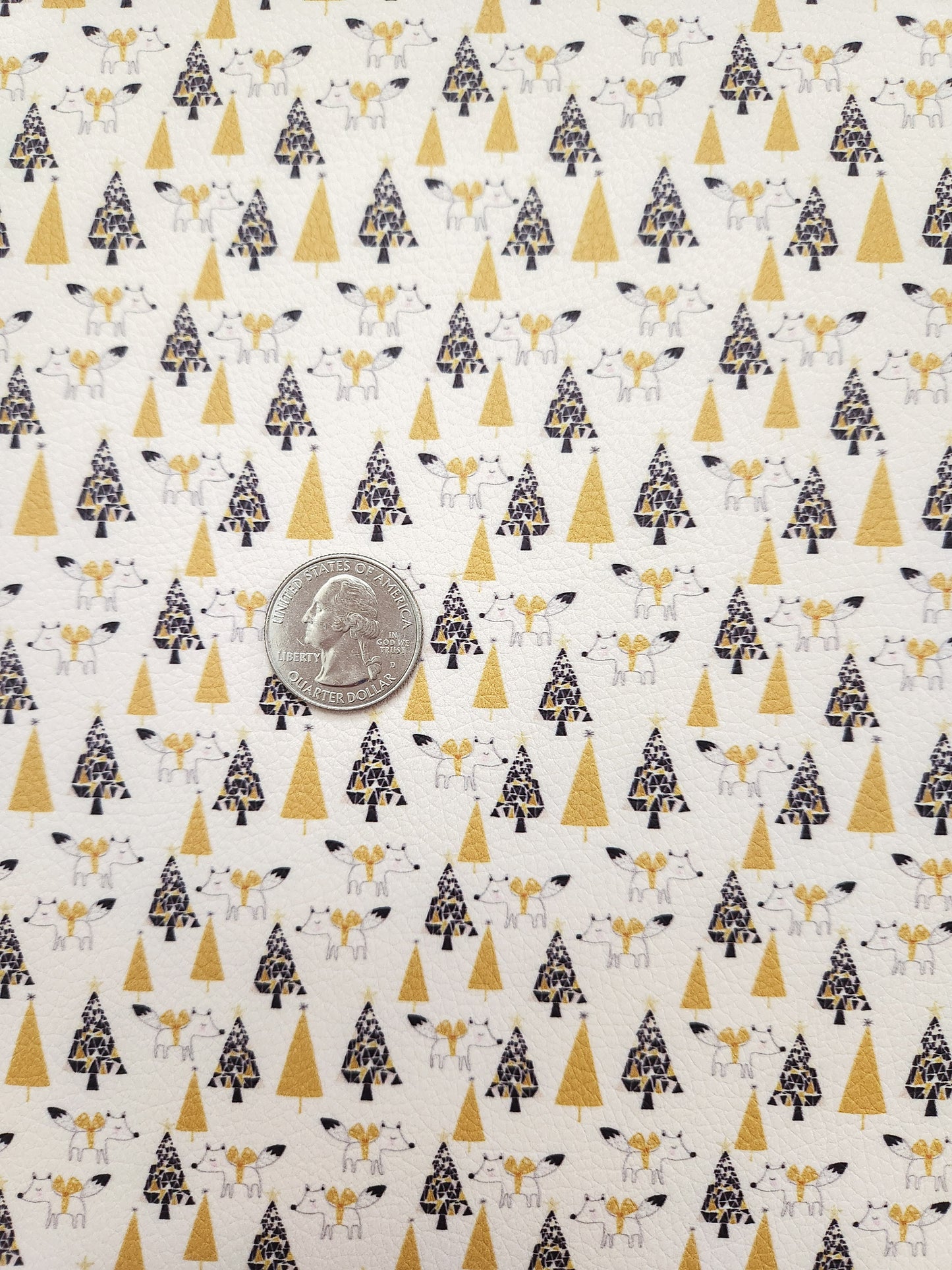 Golden Fox 9x12 faux leather sheet