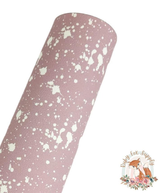 Beige Bleach Spots 9x12 faux leather sheet