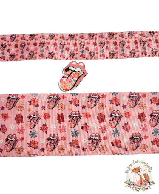 Retro Tongue 3"/1.5" Ribbon