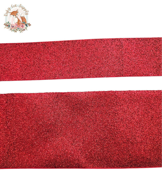 Red Glitter 3"/1.5" Ribbon