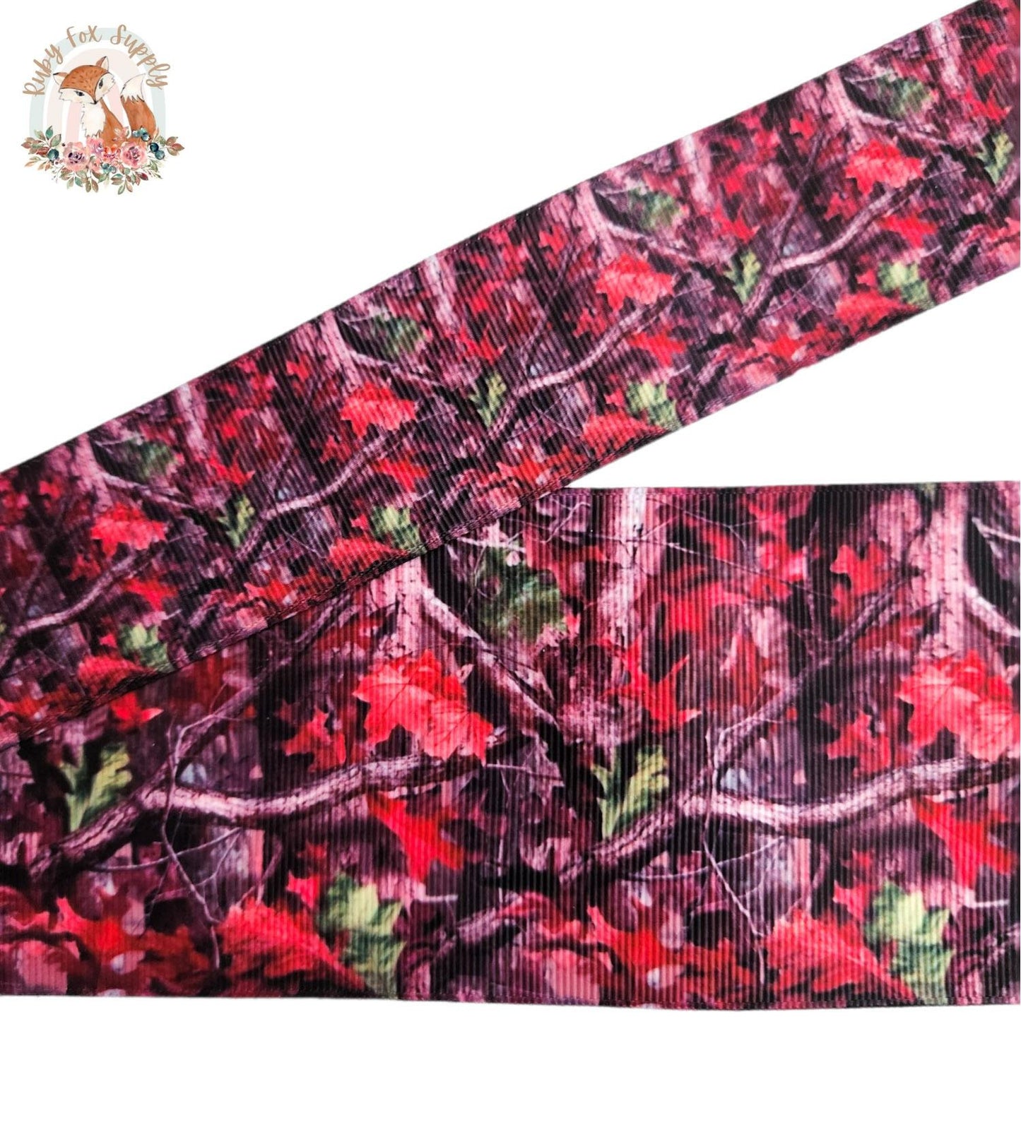 Pink Camo 3"/1.5" Ribbon