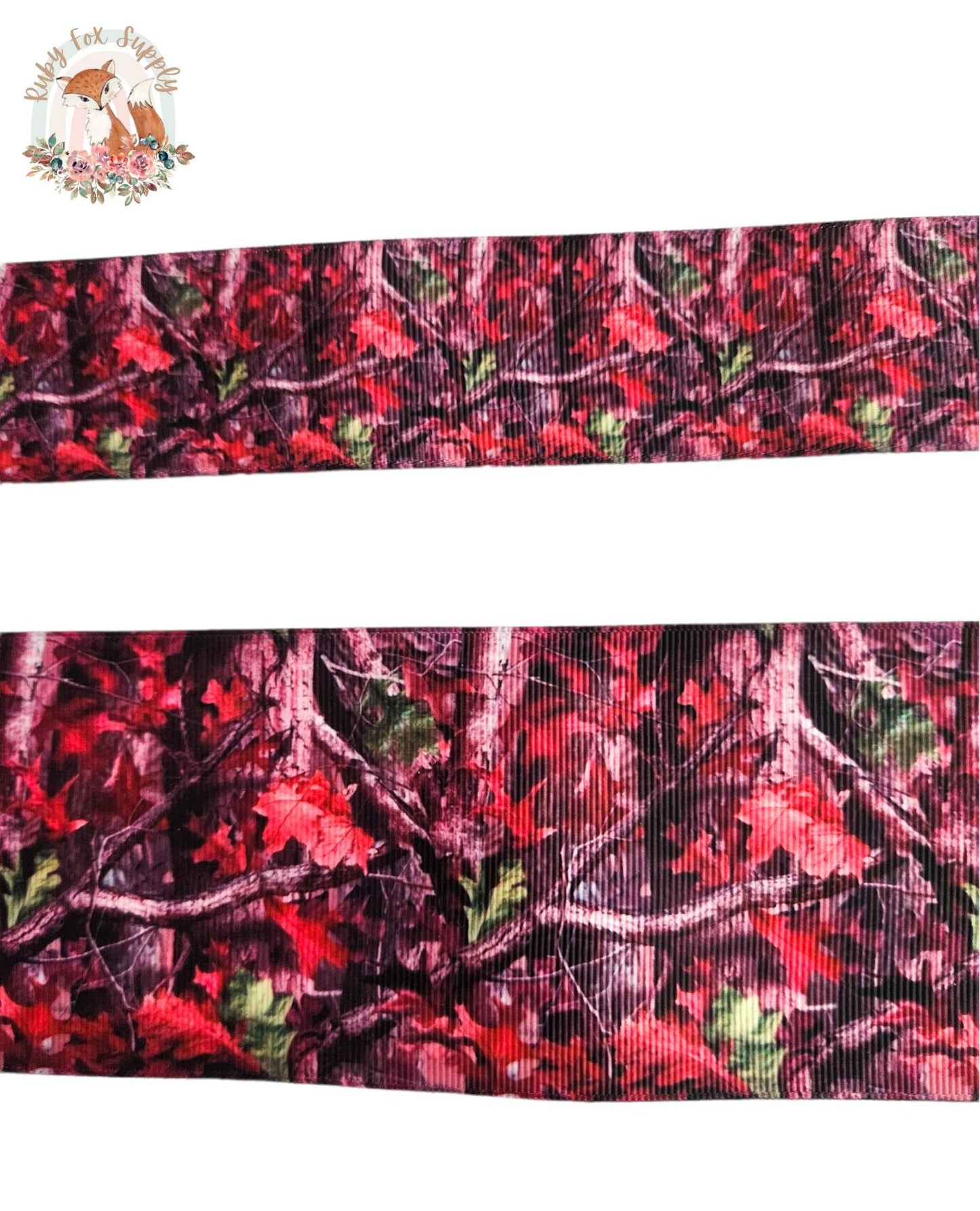Pink Camo 3"/1.5" Ribbon