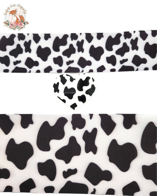 Cow Print 3"/1.5" Ribbon