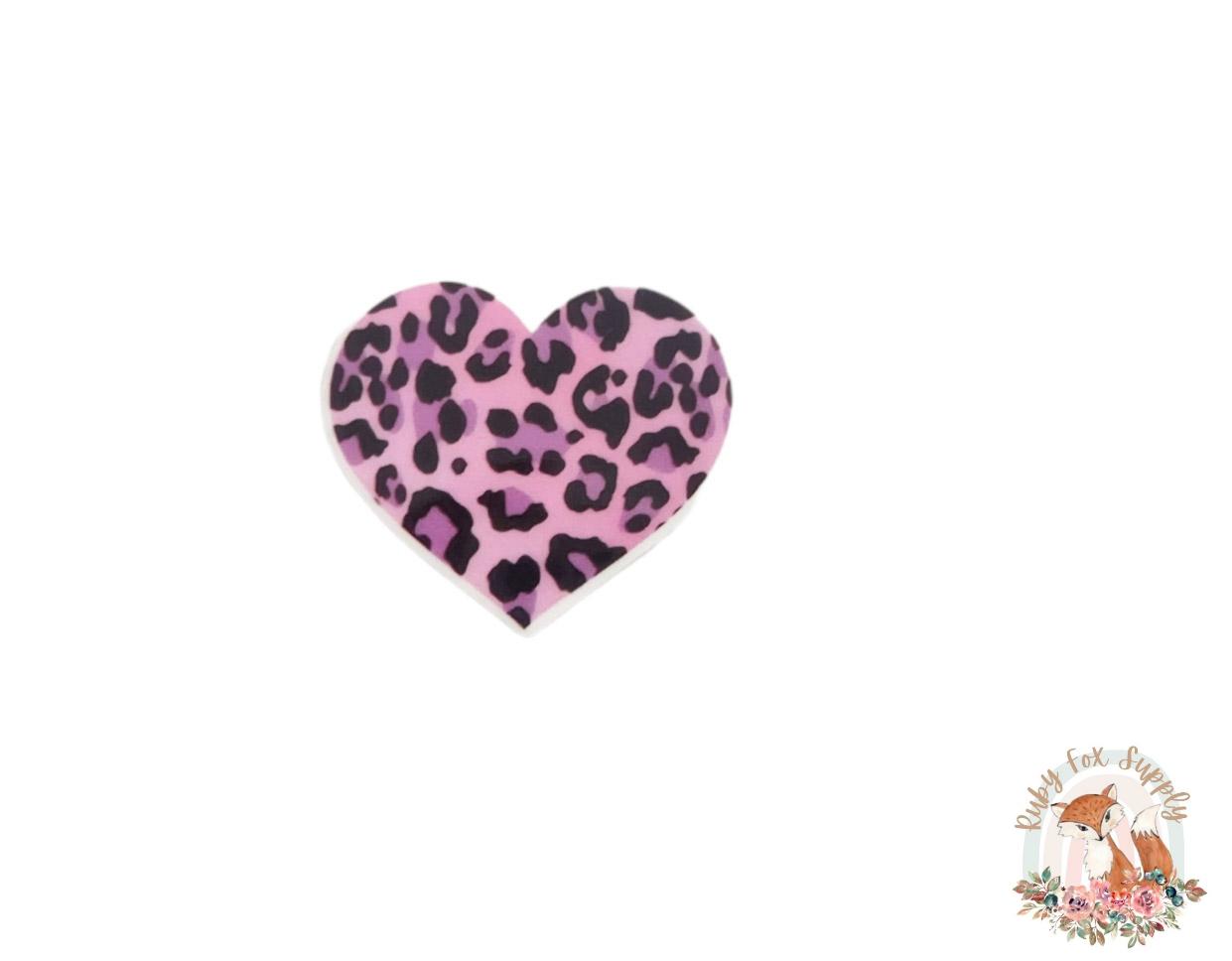 Purple Cheetah Print Resin