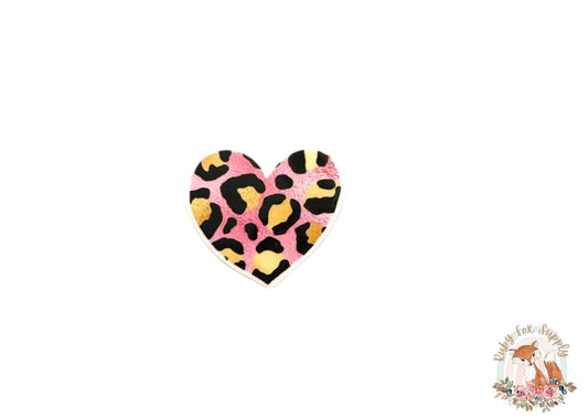 Pink Leopard Print Resin