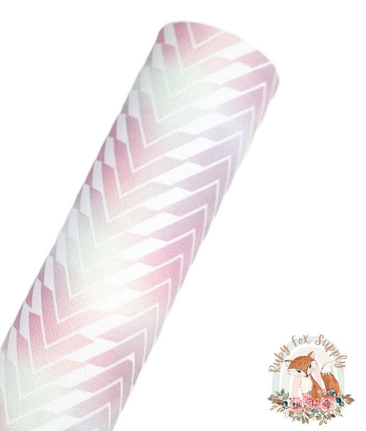 Multicolored Herringbone 9x12 faux leather sheet