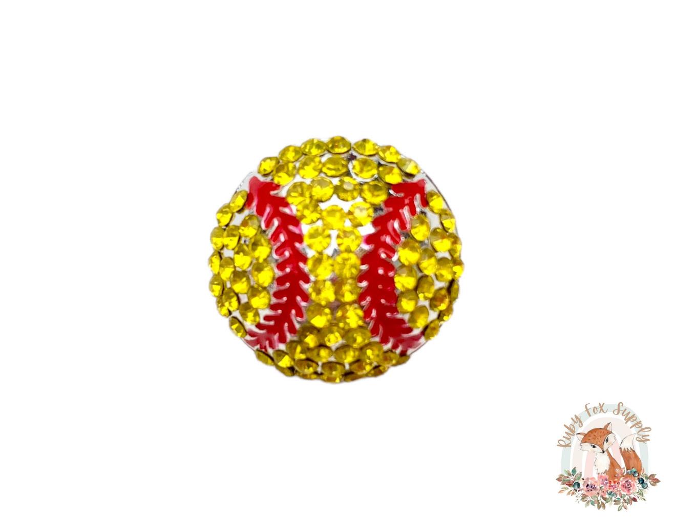 Softball Rhinestone - Shank Back