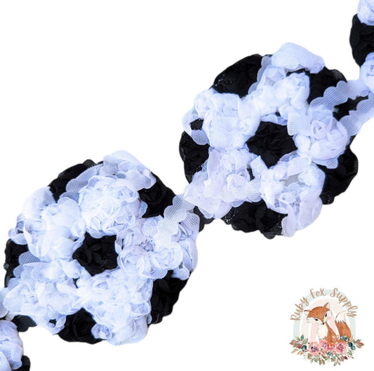 Soccer Ball Chiffon Embellishment