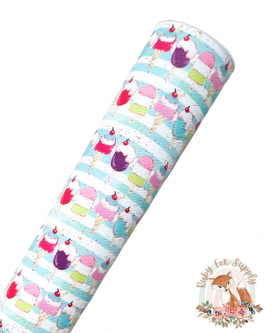 Popsicle 9x12 faux leather sheet