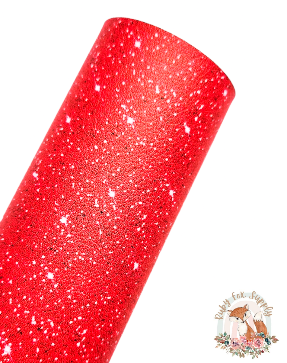 Red Faux Sparkling Glitter 9x12 faux leather sheet – Rubyfoxsupply