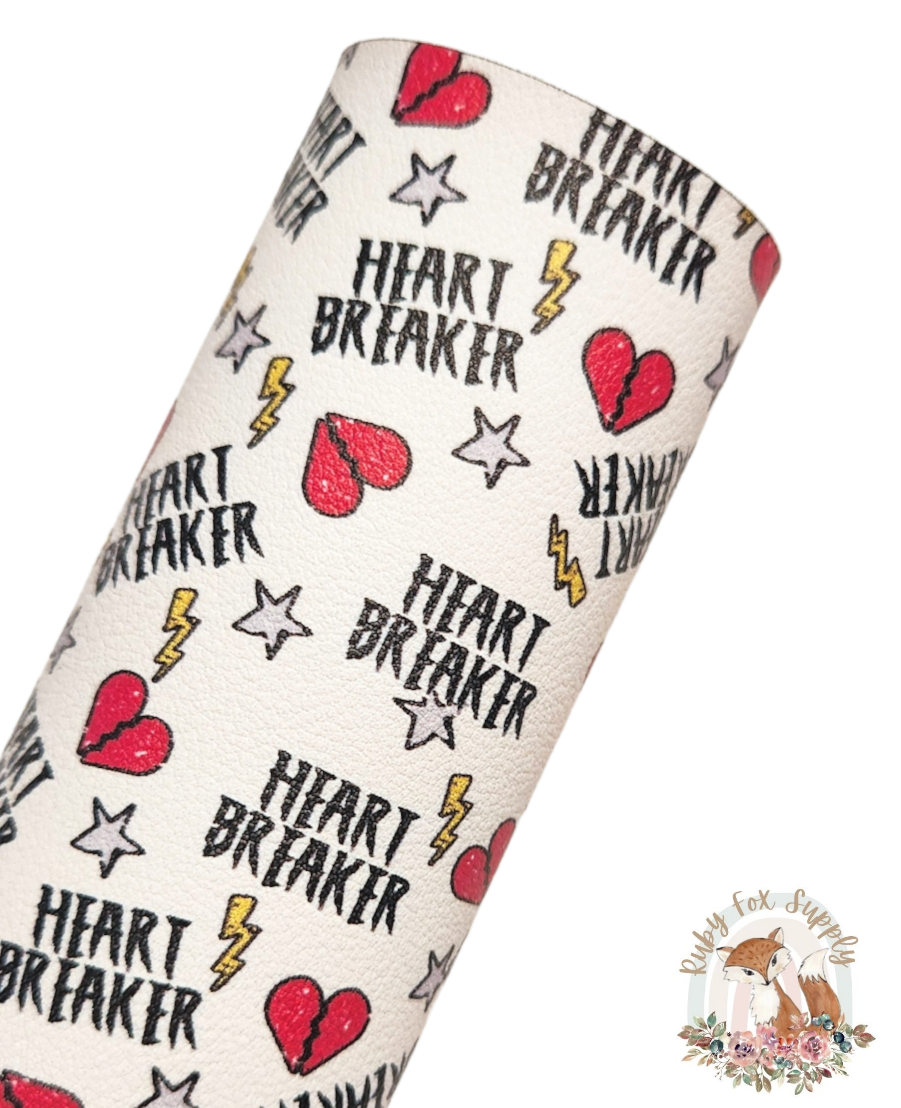 Heartbreaker 9x12 faux leather sheet