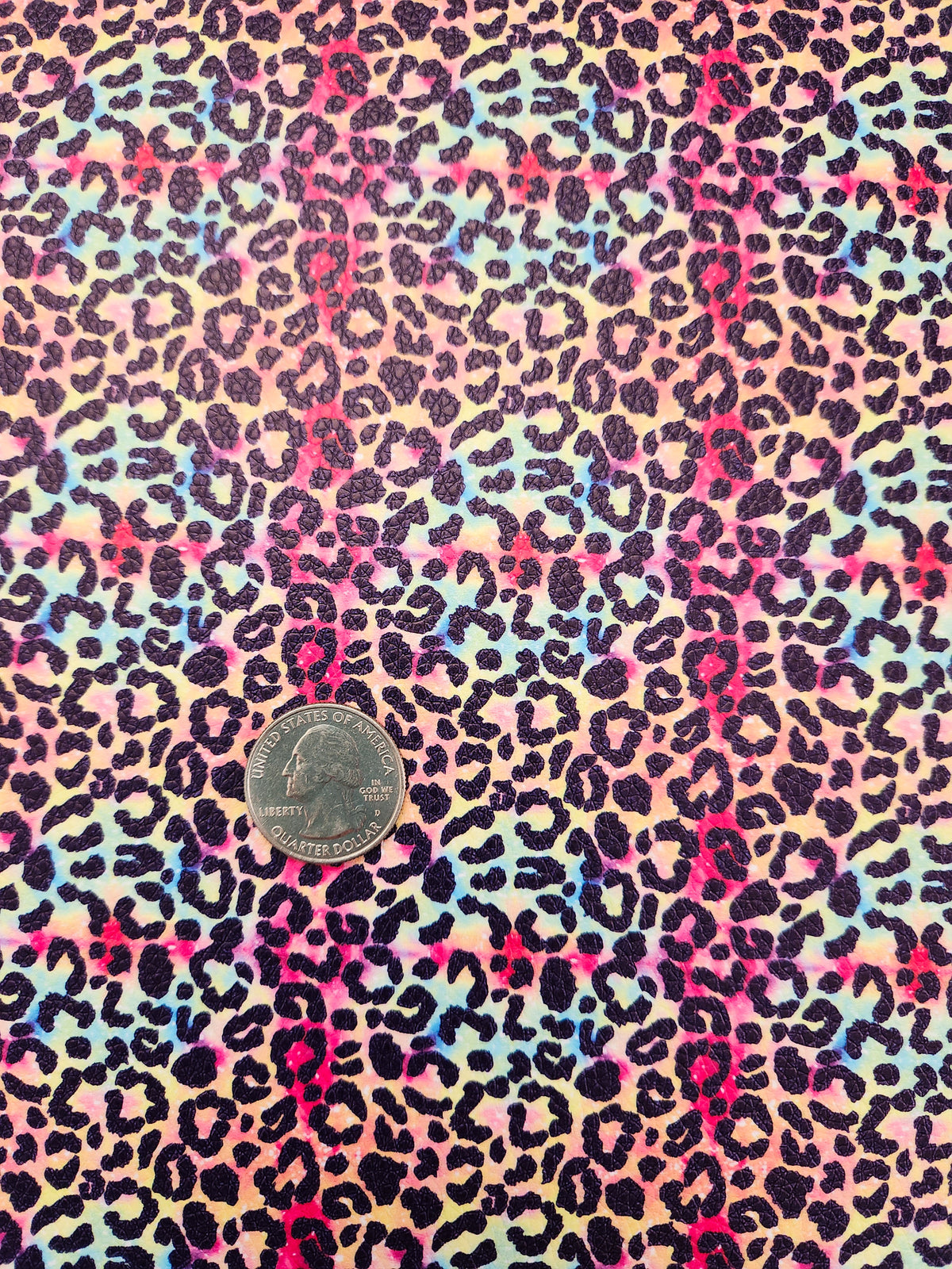 Warm Colorful Leopard Print 9x12 faux leather sheet – Rubyfoxsupply