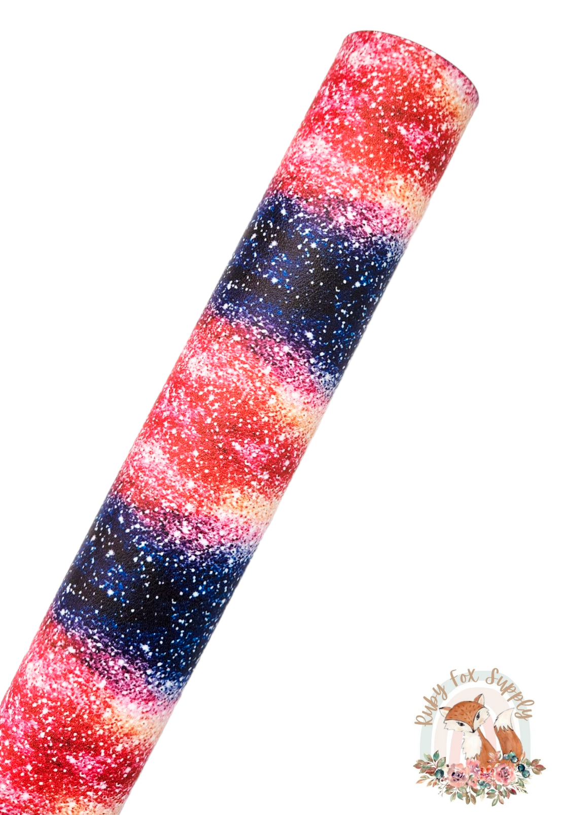 Galaxy Stripe Faux Sparkly Glitter 9x12 faux leather sheet