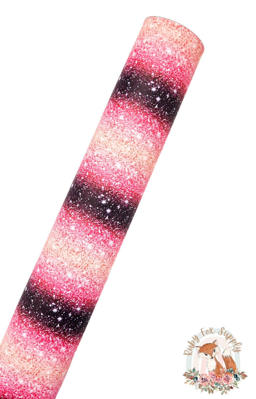 Pink Purple Ombre Faux Sparkly Glitter 9x12 faux leather sheet