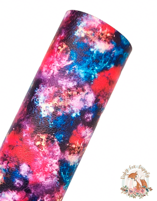 Galaxy Blots Faux Sparkly Glitter 9x12 faux leather sheet